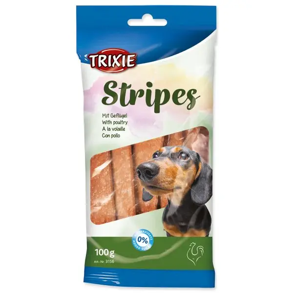 STRIPES Light - drůbeží pásky 10ks / 100g Sleva