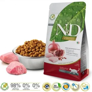 Nejprodávanější N&D Grain Free CAT Adult Chicken & Pomegranate 300gChicken & Pomegranate