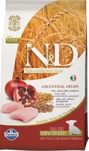 N&D Low Grain DOG Puppy Mini Chicken & Pomegr 2,5kg Cenový Hit