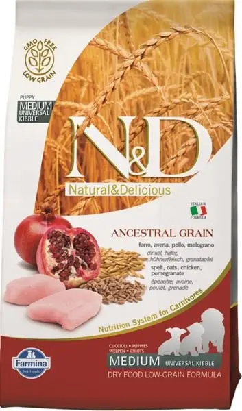 N&D Low Grain Dog Puppy M/L Chicken & Pomegranate 2,5 kg Vysoce Kvalitní