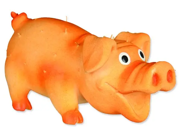 Levný Latexové prasátko štětináč se zvukem 10 cm
