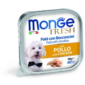MONGE FRESH - paštika a kousky s kuřecím 100 g pro psy Odeslání Ihned
