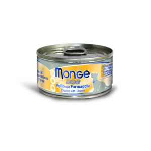 Levný MONGE DOG NATURAL kuřecí maso se sýrem pro psy 95 g