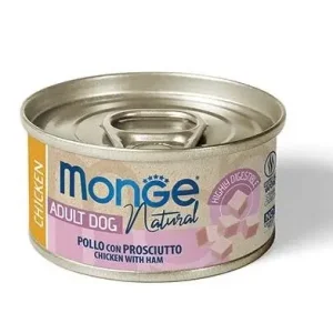 Pouze Dnes Monge Dog Natural Kuře šunka 95 g