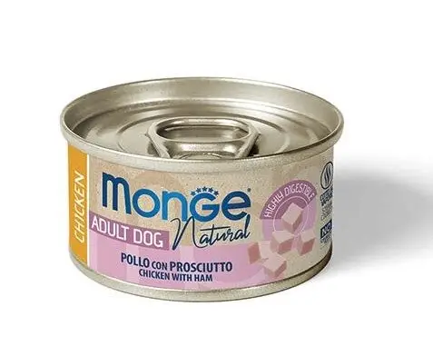 Pouze Dnes Monge Dog Natural Kuře šunka 95 g