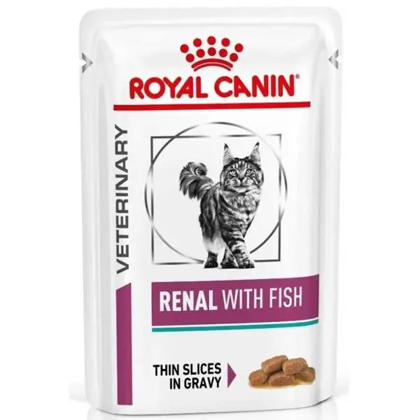 Poslední Šance Royal Canin VD Cat Renal Fish 12 x 85 g