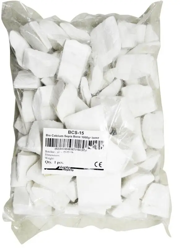 Lucky Reptile Bio Calcium-celá sepiová kost 1 kg Ihned K Objednání