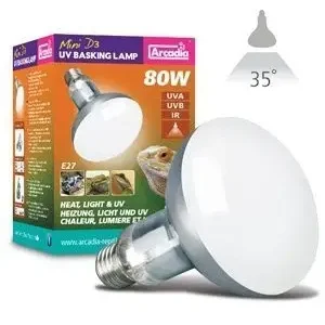 Arcadia UV Basking Lamp 80W D3 Akční Nabídka