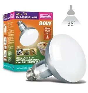 Arcadia UV Basking Lamp 80W D3 Akční Nabídka