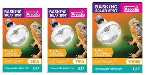 Autentický Arcadia Basking Solar Spot 100W