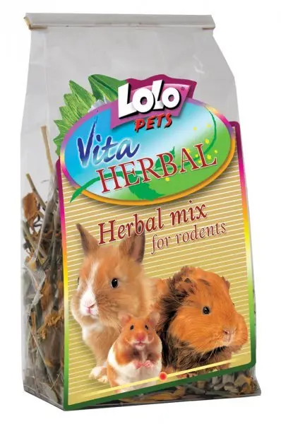 LOLOPets VITA HERBAL bylinkový mix pro hlodavce 40g Poslední Šance