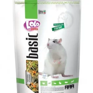 Oblíbený LOLO BASIC kompletní krmivo pro potkány 600 g Doypack