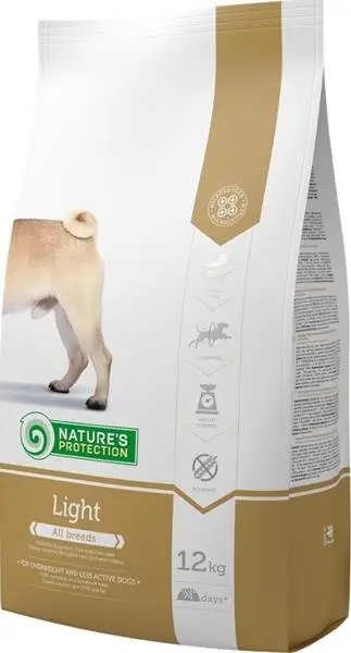 Natures Protection Dog Dry Light 12 kg Ihned K Objednání