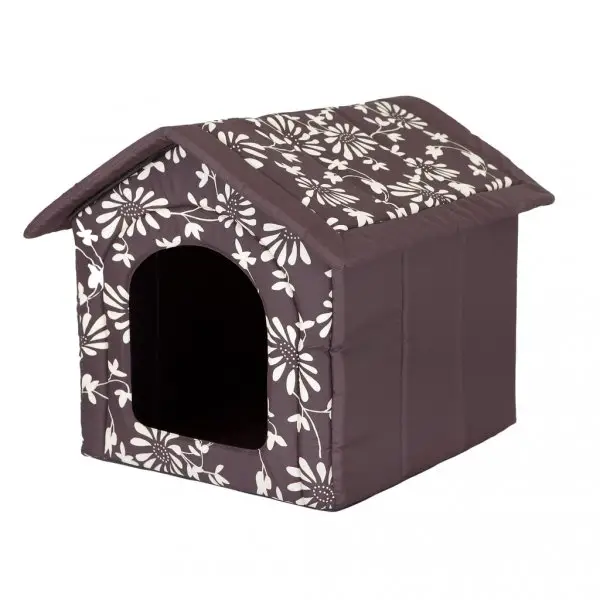 Domeček pro psa Reedog Brown Flower - M Brown Flower M Sleva