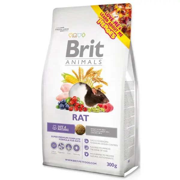 Akční Cena Brit Animals Rat 300g
