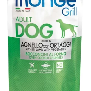 Akční Cena Monge Dog Grill jehněčí se zeleninou 100 g