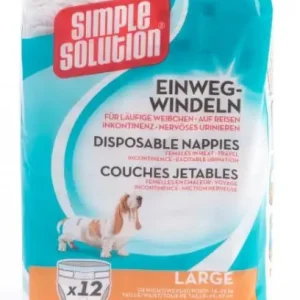 Simple Solution Pleny pro psy, 12ks, velikost L Akční Cena