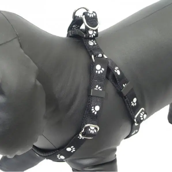 Postroj nylon Reflex tlapky - černá RW L Akce