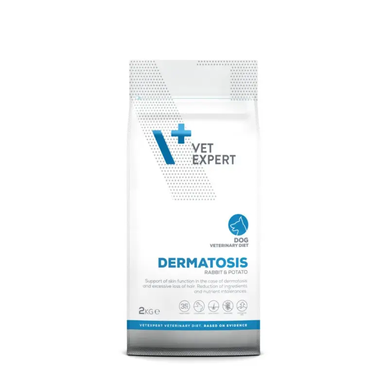 Rychlé Dodání VetExpert VD 4T Dermatosis Dog Rabbit Potato 12kg