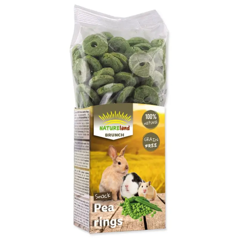 Oblíbený Pochoutka NATURE LAND Brunch hráškové kroužky 100g