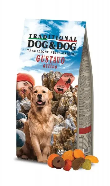 Dog & Dog Gustavo Active Beef 20 kg Pouze Dnes
