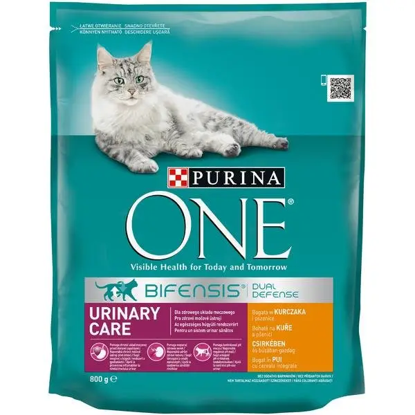 Bezpečná Platba Purina ONE GK BIFENSIS Urinary Care s kuřecím a pšenicí 800 g