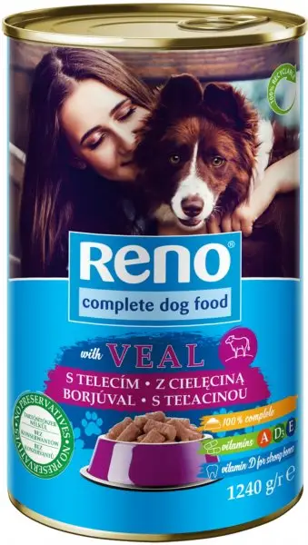 Novinka Reno Dog telecí, kousky 1240 g