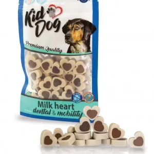 Časově Omezené KIDDOG dentální mléčná srdíčka 80 g