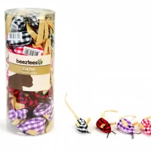 Beeztees Hračka pro kočky látková myš 4cm Rychlé Dodání