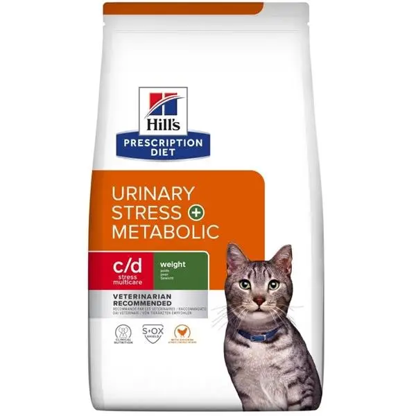 Hills Prescription Diet Feline c/d Urinary Stress + Metabolic 3kg Originální
