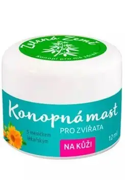 Víkendová Akce Konopná mast na kůži pro zvířata 12ml