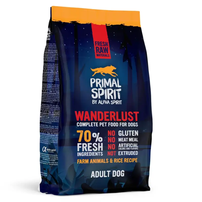 Must-Have Primal Spirit Dog 70% Wanderlust 1 kg