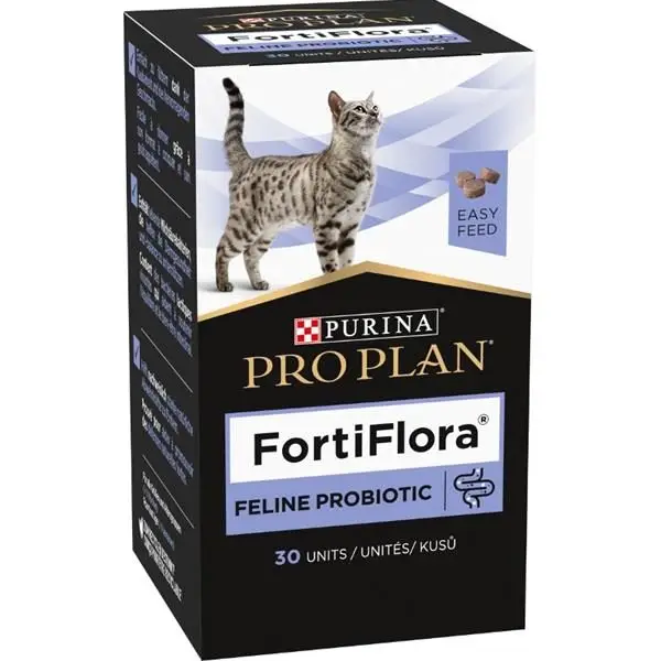 Purina PPVD Feline - FortiFlora žvýkací tablety 30 tbl Nejprodávanější