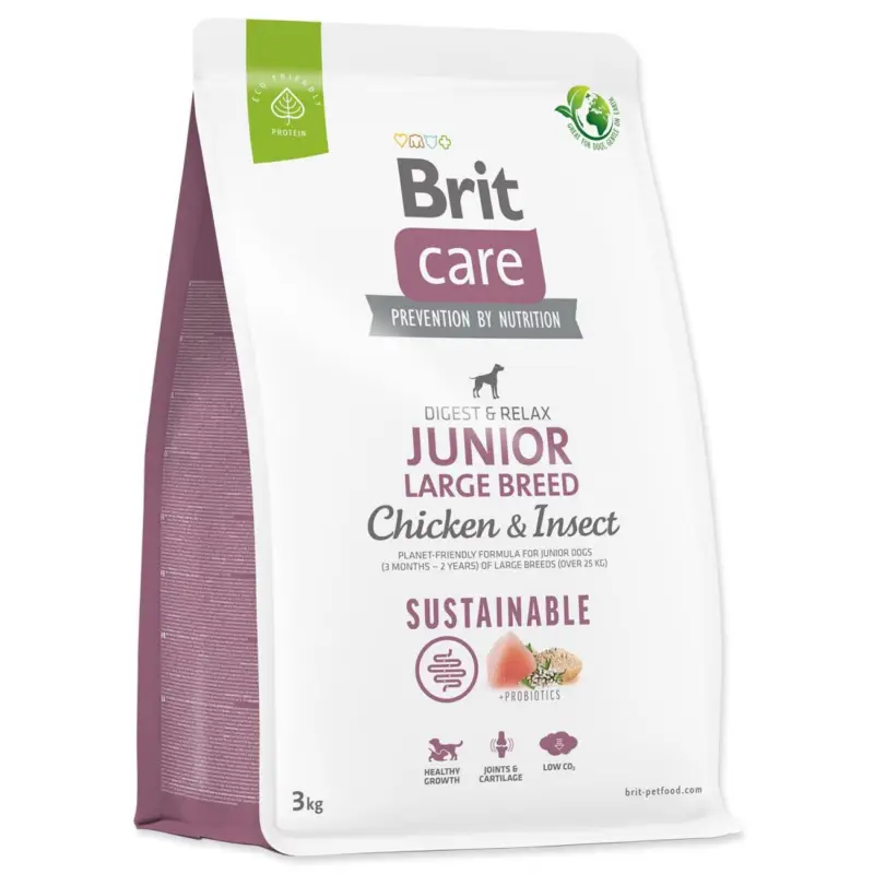Víkendová Akce Brit Care Dog Sustainable Junior Large Breed 3kg