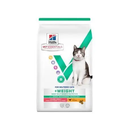 Zlevněný Hills VetEssentials Feline WEIGHT Adult Young chicken 8 kg NOVÝ