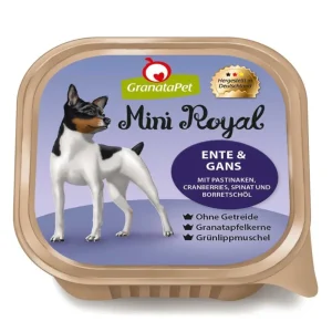 Must-Have GranataPet Mini Royal Kachna & husa s pastinákem, brusinkami, špenátem a borákovým olejem balení 150 g