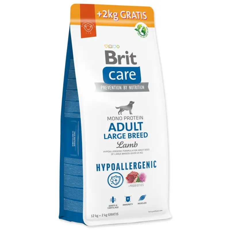 Bezpečná Platba BRIT Care Dog Hypoallergenic Adult Large Breed 12+2kg