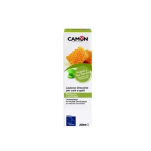 Sleva CAMON UŠNÍ PÉČE S TEA TREE A PROPOLISEM PRO PSY A KOČKY 200 ml