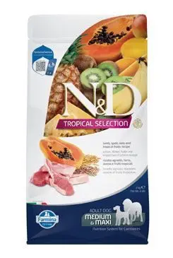Akce N&D TROPICAL SELECTION DOG Adult M/L Lamb 2kg