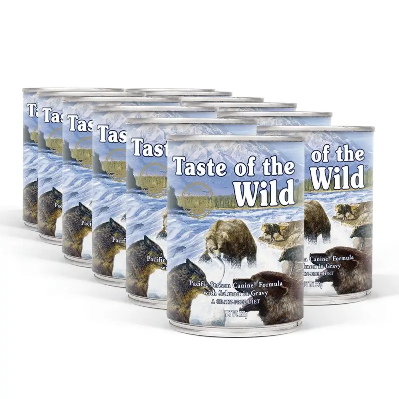PACK TASTE OF THE WILD Pacific Stream konzervy 12x390 g Zlevněný
