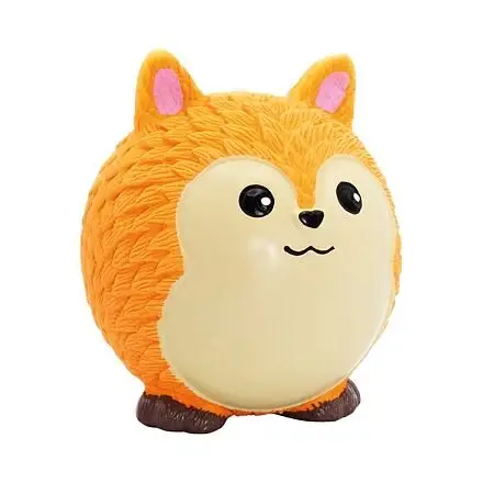 Finální Výprodej Míček v designu Totoro liška, se zvukem, 8 cm, latex, oranžová, HipHop