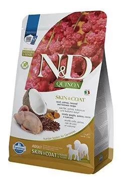 Originální N&D Quinoa DOG Skin&Coat Quail Adult M/L 2,5kg