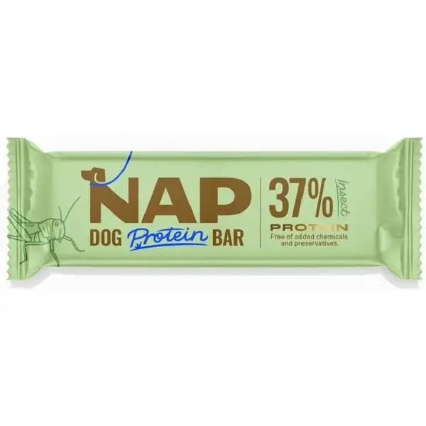 Ověřený NAP Dog proteinová tyčinka pro psy hmyzí 50 g