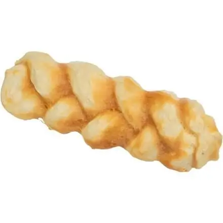 DentaFun Braid, kolagenový žvýkací copánek s kuřetem, 13 cm/ 65 g Akční Nabídka