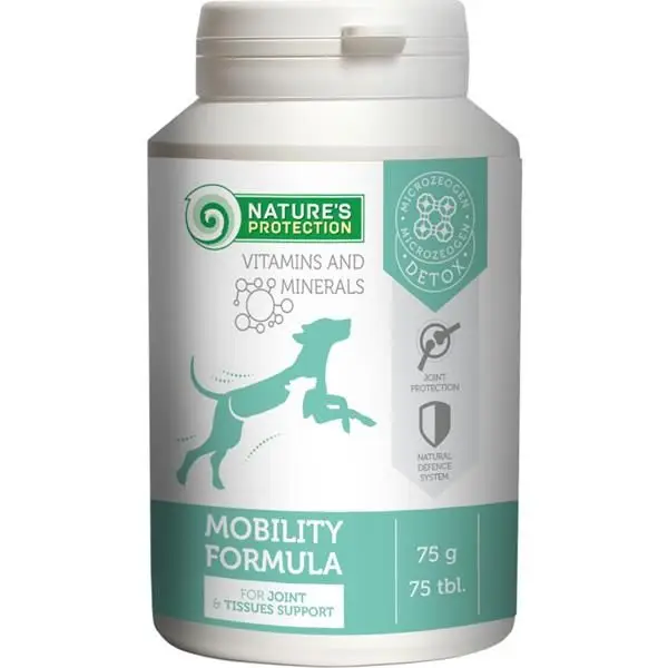 Dokud Zásoby Vydrží Natures Protection Mobility Formula, 75 g, 75 tbl.