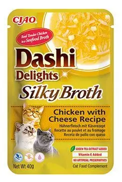 Churu Cat Dashi Delights Silky Broth Chick&Cheese 40g Akční Cena