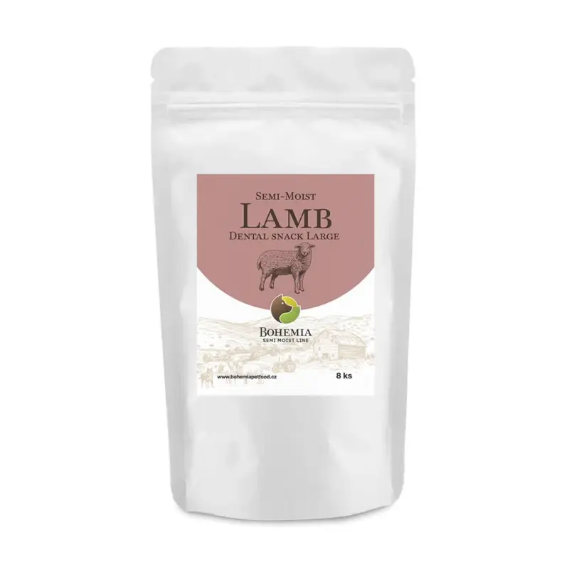 BOHEMIA SEMI MOIST Dental Snack Large 8ks Sleva