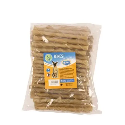 DUVO+ BONES! Točené buvolí tyčinky 12,5cm - 9/10mm 100ks Ihned K Objednání