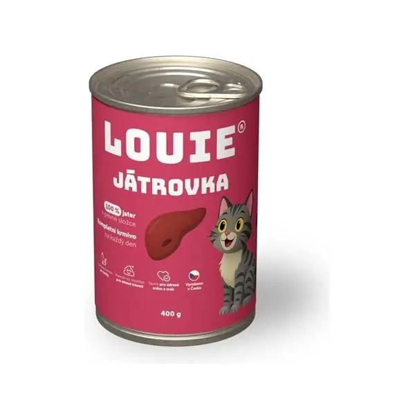 Pouze Dnes Louie konz. pro kočky játrovka 400 g