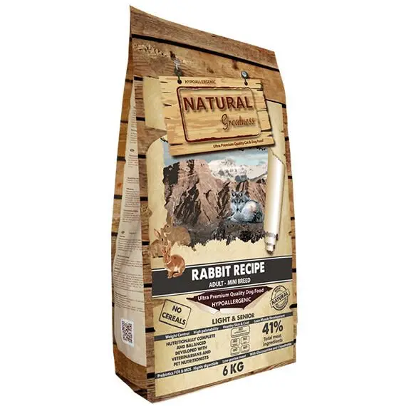 Natural Greatness Rabbit Recipe Mini Adult & Senior & Light /králík/ 6 kg Dokud Zásoby Vydrží